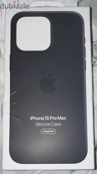 iPhone Original 15 Pro Max Silicone Case BLACK 1
