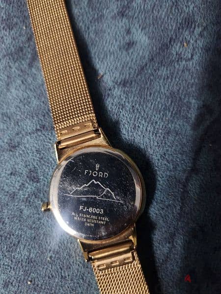 fjord original watch for women. gold new 1