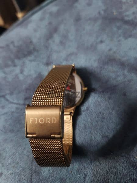 fjord original watch for women. gold new 4