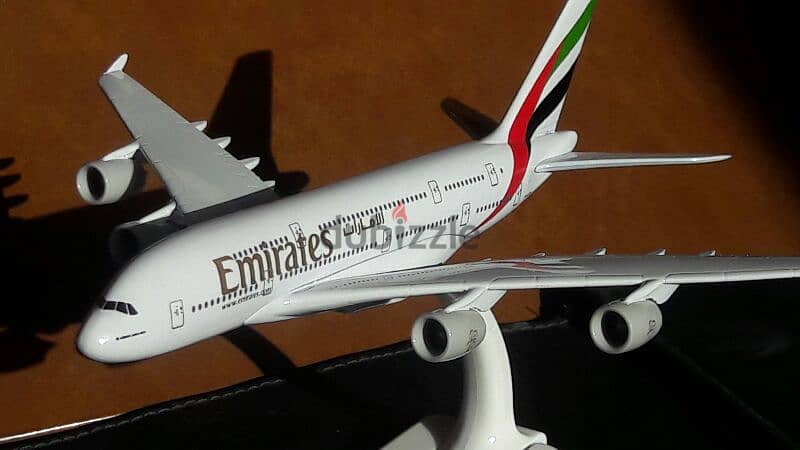مجسم طائرة معدن 20 سم طيران الامارات A380 ايرباص model aircraft 3