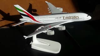 مجسم طائرة معدن 20 سم طيران الامارات A380 ايرباص model aircraft 0