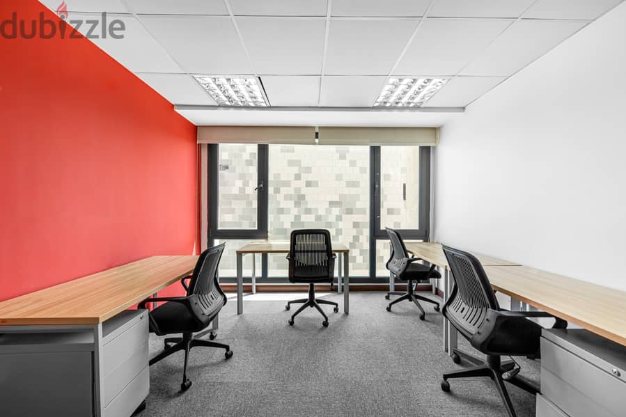 Open plan office space for 10 persons in Arkan Plaza 3