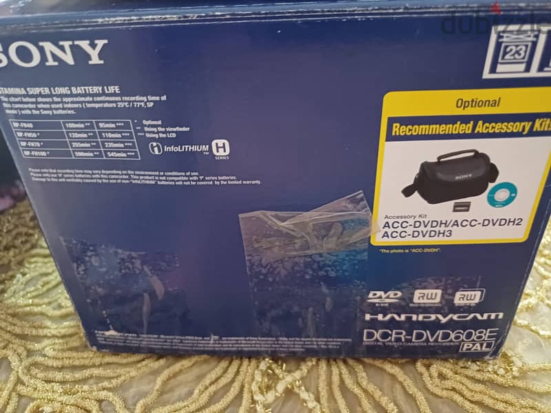 للبيع كاميرا سوني هاندي كام HANDYCAM DCR-DVD608E وSONY DCR-TRV265E 8