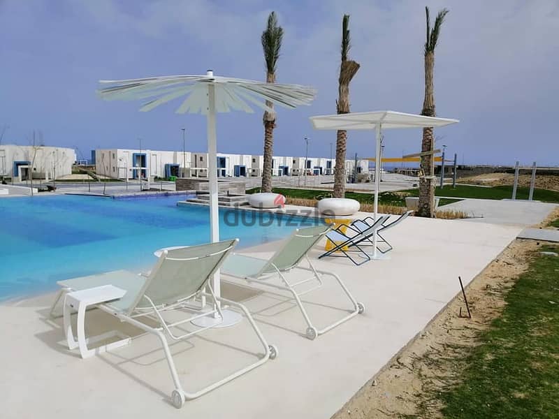 chalet for sale 2 bedrooms lagoon view + fully finished in fouka bay north coast ras el hekma 6