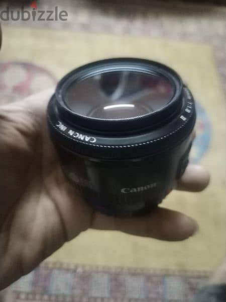 Lens 50M 1.8 II for canonللبيع او للبدل بعدسه اخري 1