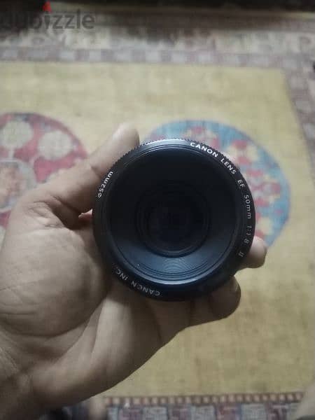Lens 50M 1.8 II for canonللبيع او للبدل بعدسه اخري 3