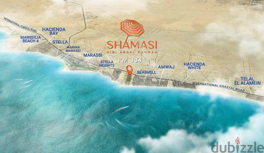 "A 20% discount on a fully finished chalet in Sidi Abdelrahman, North Coast, at Shamasi, with just a 10% down payment. " 7