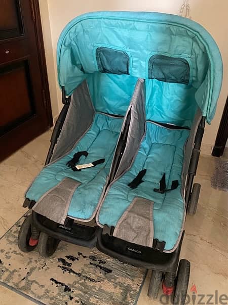 Gracco Twin baby stroller 1