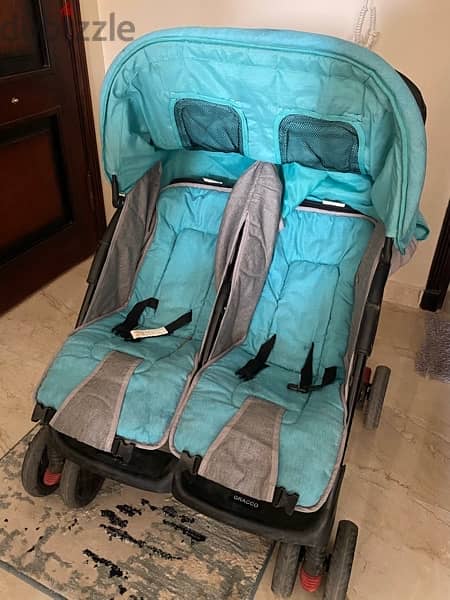 Gracco Twin baby stroller 2