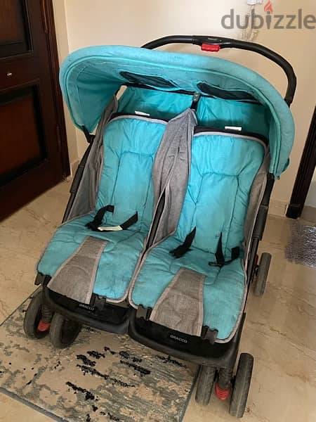 Gracco Twin baby stroller 7