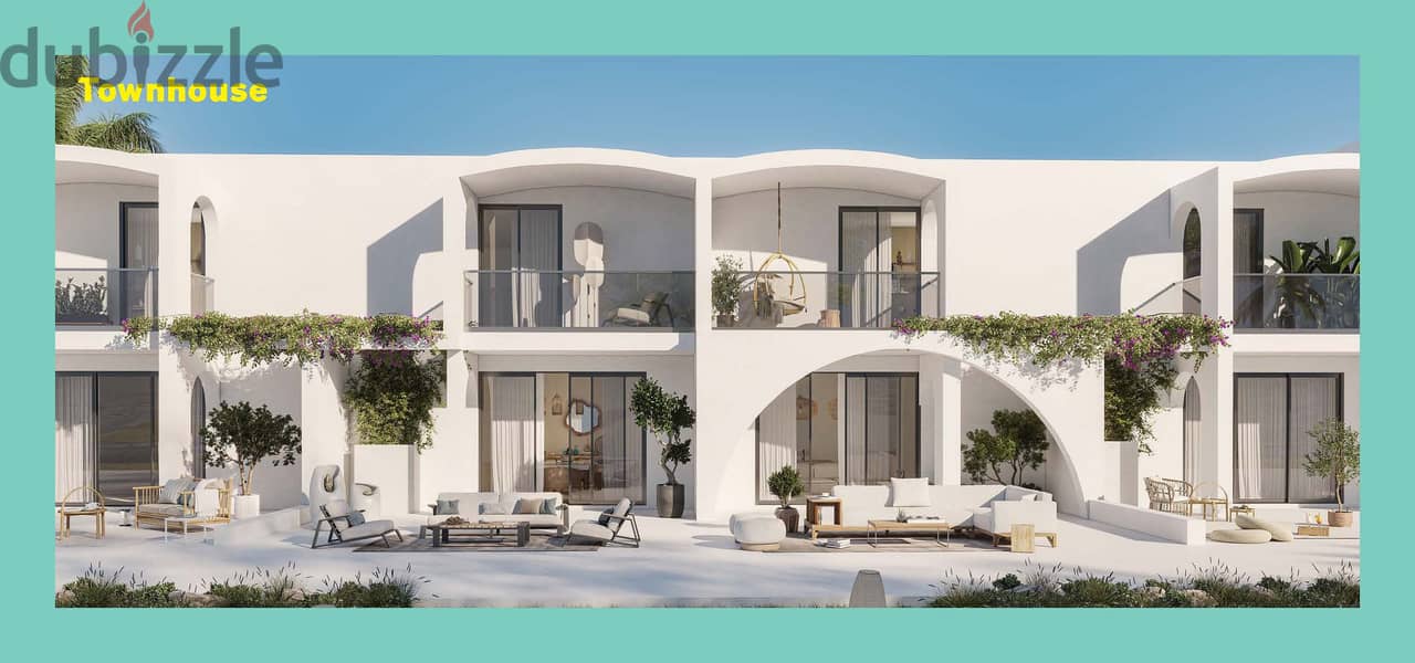 "Own for free with a 10% down payment, a fully finished 95-square-meter chalet in Salt compound, Ras El Hekma, on the Dabaa road. " 5