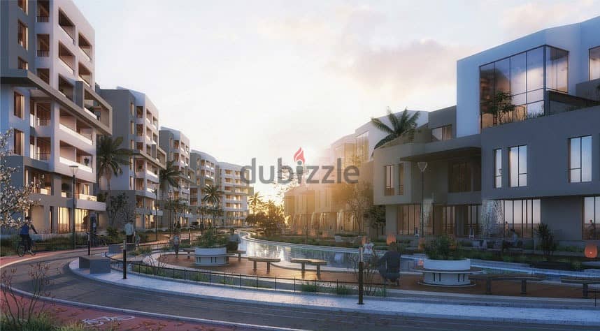 "With a minimum down payment of 5% a finished 205 square meter apartment in Rosail compound, Future City, on the Suez road 5