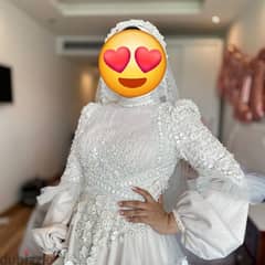 فستان فرح من تصميم كريم رجب