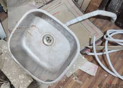 حوض استالستيل استعمال خفيف مع الكوع (الصرف)