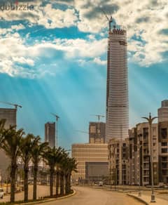 42 meter office with only 5% down payment in front of the iconic tower in the CBD area in the strongest Egyptian-Saudi partnership 0