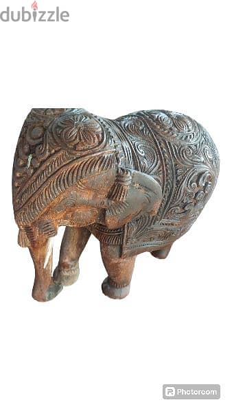 فيل  انتيك خشب هندى من ٥٠ سنه 1