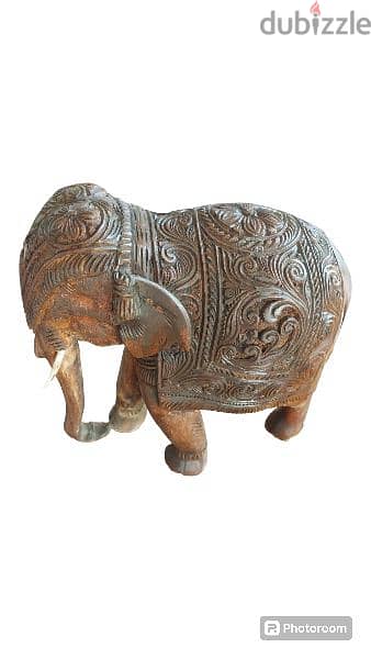 فيل  انتيك خشب هندى من ٥٠ سنه 5