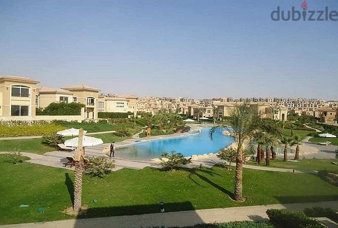 Duplex with garden ground + 1st 172m for sale with installments over 8y in Stone Park Katameya New Cairo  بارك قطامية التجمع الخامس 10