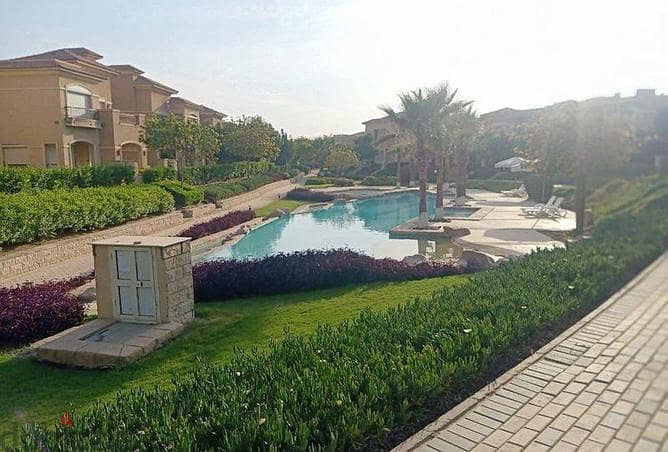 Duplex with garden ground + 1st 172m for sale with installments over 8y in Stone Park Katameya New Cairo  بارك قطامية التجمع الخامس 11