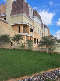 S Villa with garden 212m with 8y installments in Sarai New Cairo Mostakbal  سراي القاهرة الجديدة بجوار مدينتي