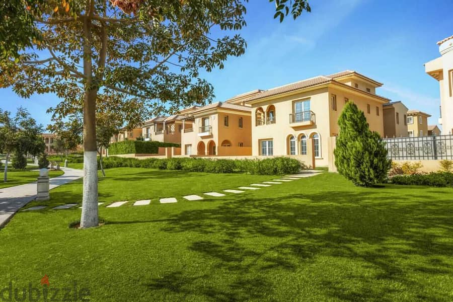 Twin villa with 8 years installments 237m in Hyde Park New Cairo  هايد بارك التجمع الخامس 3