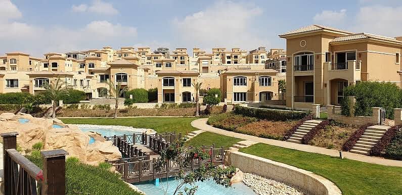 Villa for sale in Stone Park New Cairo 559m with installments  فيلا للبيع في ستون بارك التجمع الخامس 559م باقساط 7 سنوات 5
