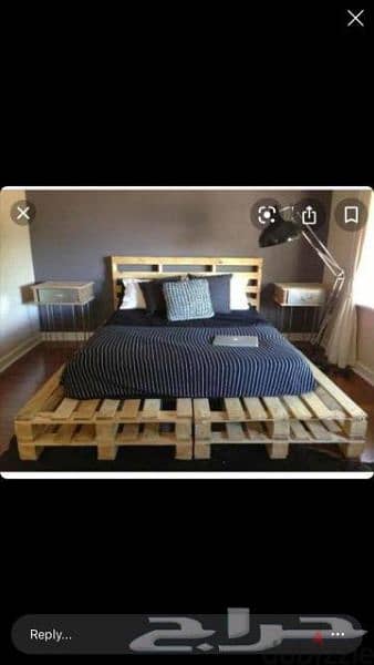 سرير بالتات خشب وارد اوربا 5