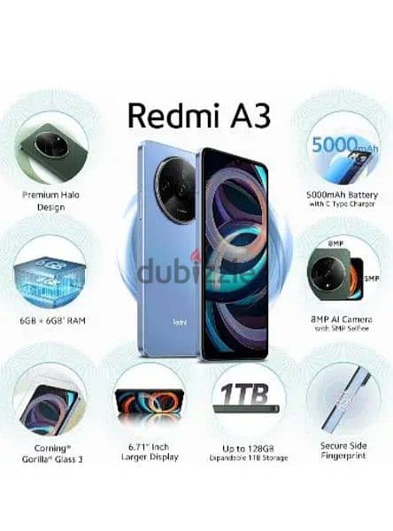 redmi A3 3G 64GB 2