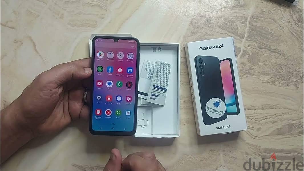 samsung galaxy a24 للبيع بحالة الزيرو 1