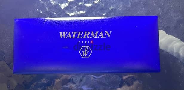 Waterman pen gold in silver brand new in its casing and box