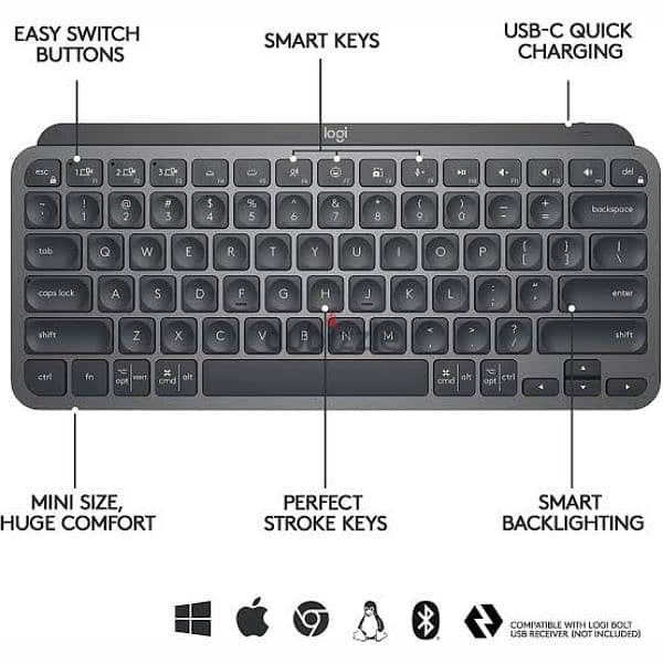 Mx keys mini keyboard English/Arabic 1