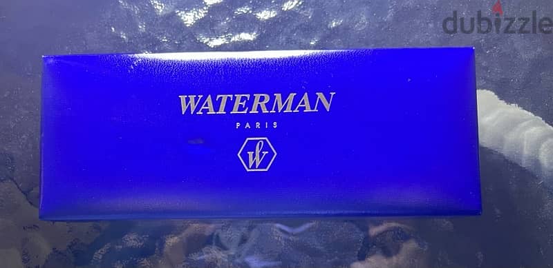 Waterman pen gold in silver brand new in its casing and box 1