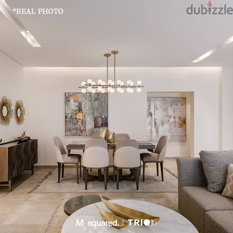 Duplex villa for sale in New Cairo | Trio Gardens | Nawadi Street in golden square beside MV icity and palm hills with flexi finishing & smart system 5