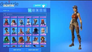 ogFortniteaccount with renegade raider and Travis Scott and more skins