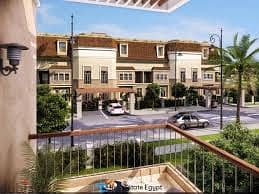 Villa for sale double view 4 years  delivery installments up to 8 years in Sarai Compound 4