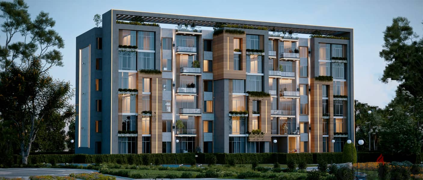 Apartment 149 meters in lakes, steps from the American University, the most luxurious compound in the settlement, wall in wall, with Diyar Al Mukhabar 4