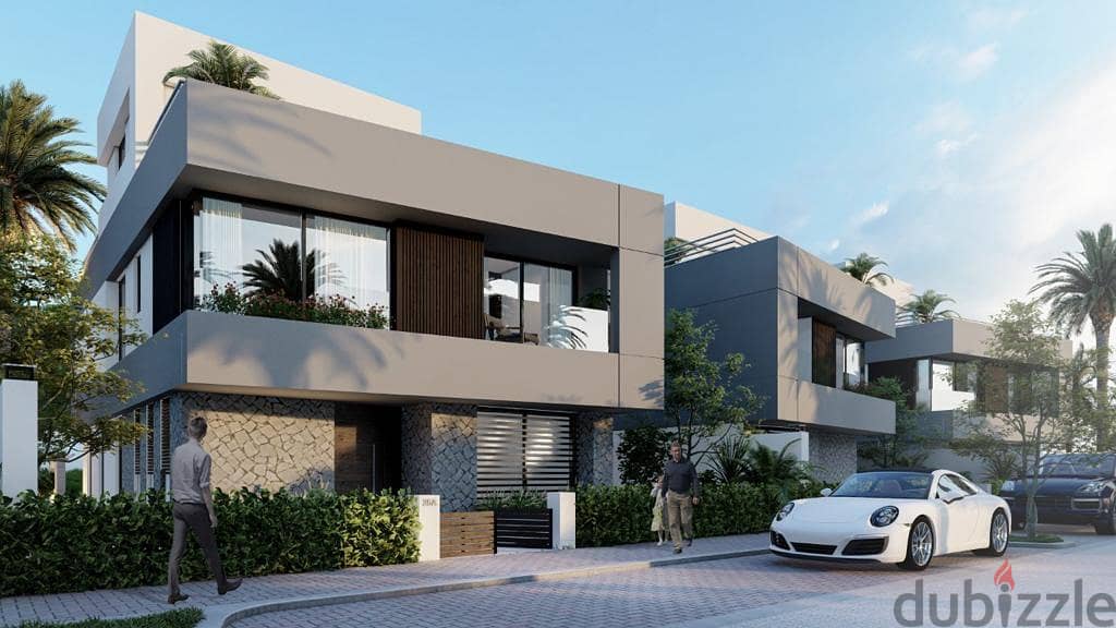 Live and invest in a ground floor room + 20 meter garden with a distinctive view in front of the Corniche with the lowest down payment and the longest 7