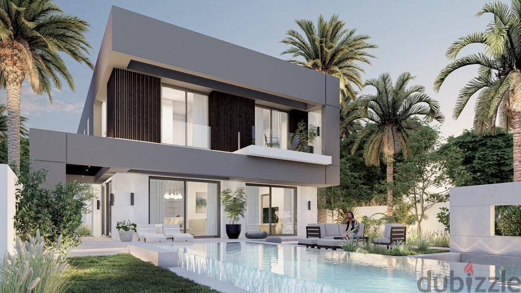 Live and invest in a ground floor room + 20 meter garden with a distinctive view in front of the Corniche with the lowest down payment and the longest 9