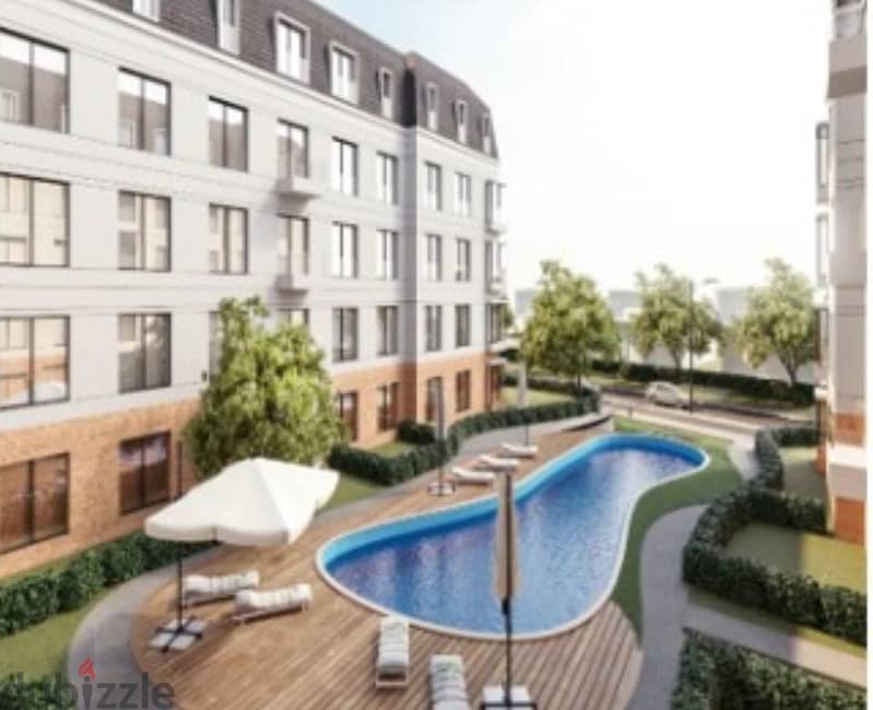 A two-room apartment with a distinctive division, with a down payment of 556 thousand, in a fully-serviced compound in front of New Mansoura Universit 3