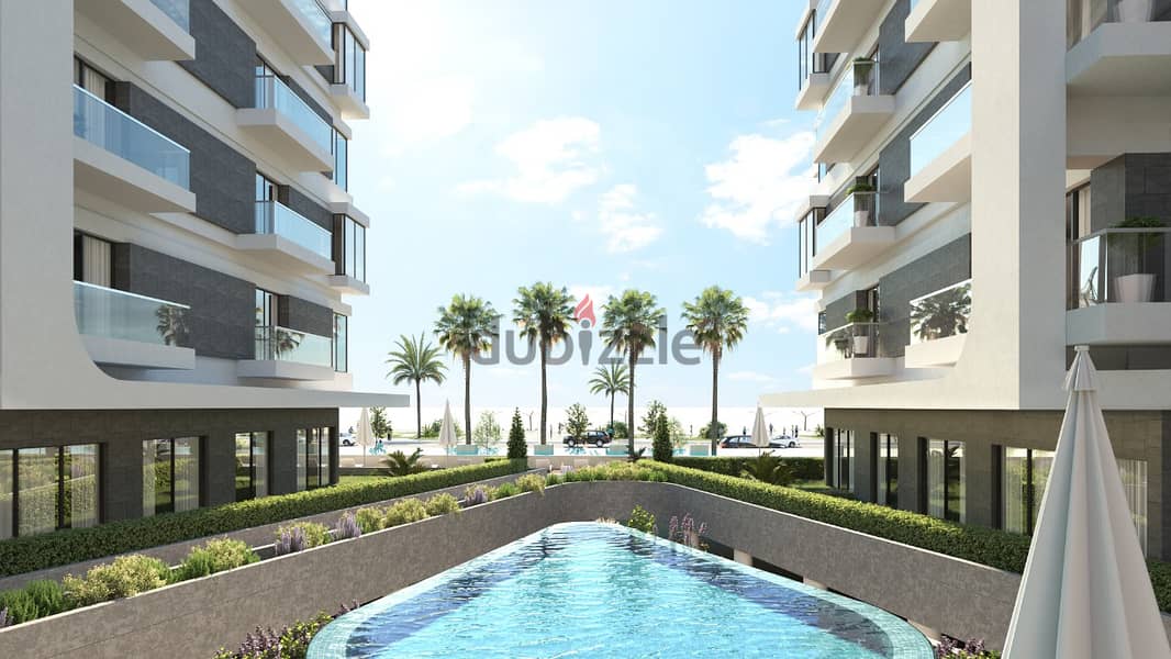 A two-room apartment with a distinctive division, with a down payment of 556 thousand, in a fully-serviced compound in front of New Mansoura Universit 6