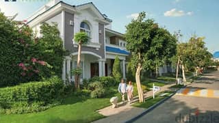 Townhouse villa without down payment and 7 years installments in Mountain View, the largest compound in Mostakbal City, with the best services 0