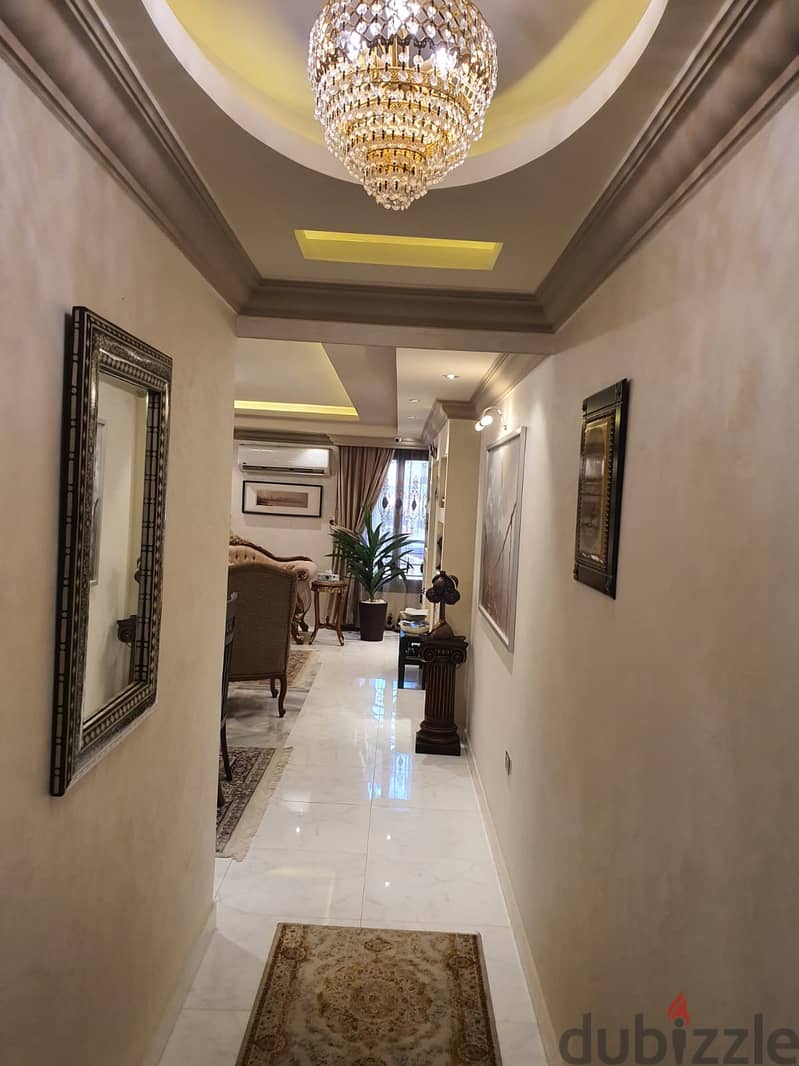 Apartment for sale with kitchen, air conditioners, furniture and appliances, Maadi, Darna Ashgar Compound, near Carrefour Maadi, Katameya Gardens Club 5