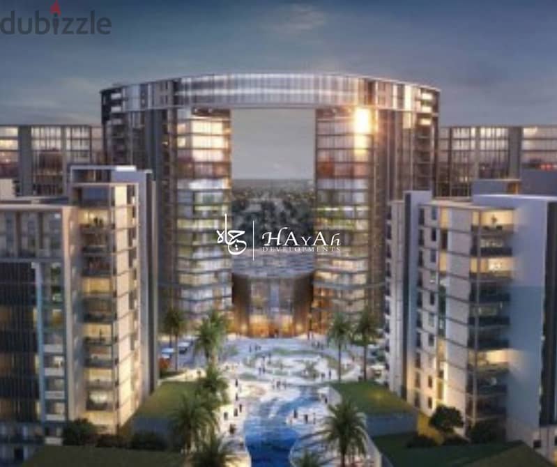 من المالك مباشراً شقة 129م للبيع بZed towers الشيخ زايد موقع مميز 4
