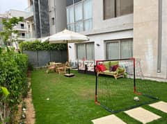 Latest immediate finished apartment 157m with 51m garden at a special price in Galleria Residence New Cairo اخر شقة فورى 157م بجاردن 51م متشطبه بسعر ل