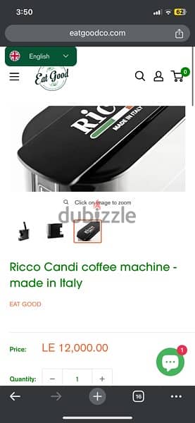 ricco nespresso coffee machine (made in italy) 2