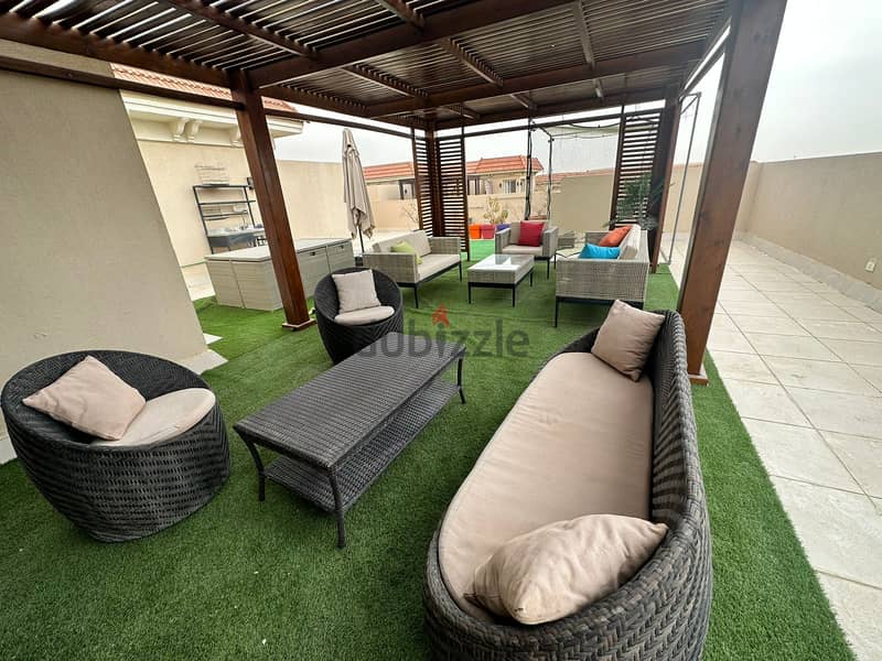 3 bedroom furnished penthouse in 90 avenue  - New Cairo 7