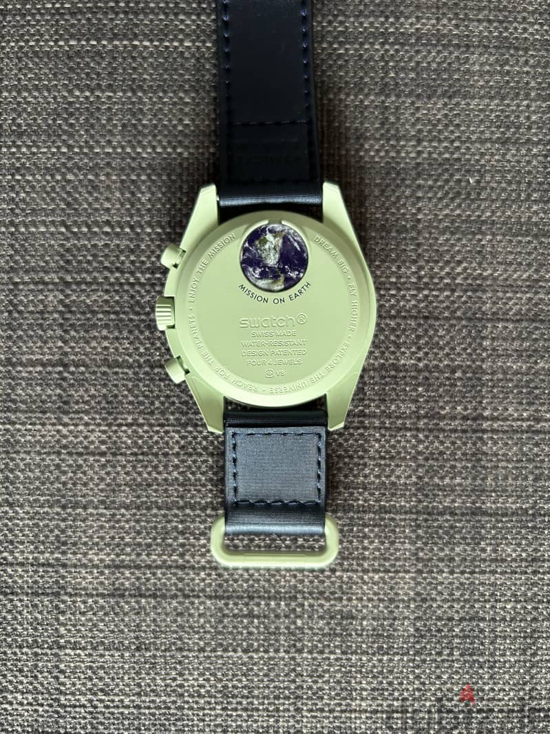 Swatch x Omega Bioceramic Moonswatch Mission to Earth 1