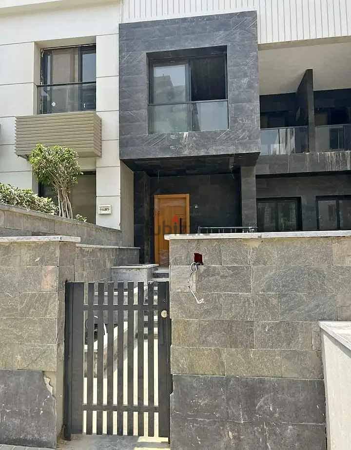 Separate villa 250 meters for sale View Landscape The Crest Compound New Cairo Alcazar Real Estate Company with the best location in the Fifth Settlem 9