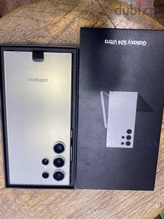 Galaxy S24 Ultra dual sim 256/12G Gray جديد