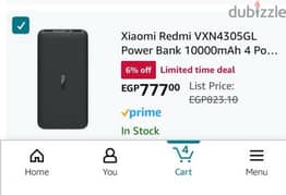 Xiaomi Redmi VXN4305GL Power Bank 10000mAh 4 Po. . . 0
